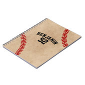 honkbalsport Baseball coach Notitieboek (Linkerzijde)