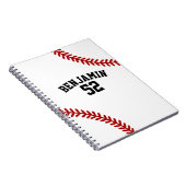 honkbalsport Baseball coach Notitieboek (Rechterzijde)