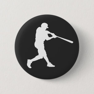Honkbalsport Batter op maat gesneden Ronde Button 5,7 Cm