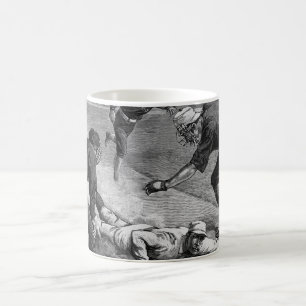 Honkbalsport door Thure De Thulstrup, 1885 Koffiemok