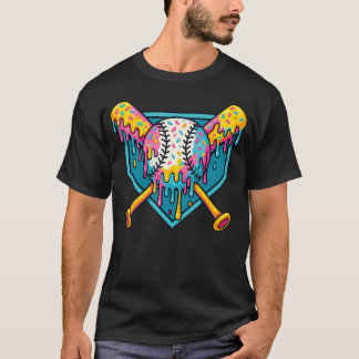 Honkbalsport Respecteer De Drup Ijs Gaming Sport T-shirt