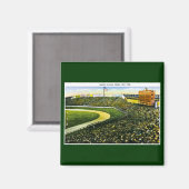 Honkbalstadion, Bronx, New York Vintage Magneet (Voorkant / Achterkant)