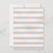 Honkbalsteek Verjaardagsfeestje Kaart (Achterkant)