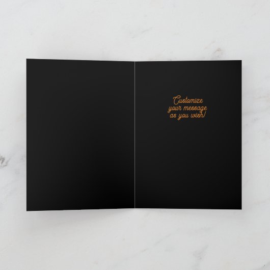 Honkbalster Kitten Bedankkaart (Binnen)