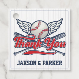  honkbalstrepen All Star Joint Verjaardag Bedankjes Labels
