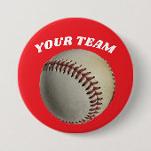 HONKBALTEAM CUSTOM BUTTONNEN RONDE BUTTON 7,6 CM (Voorkant)