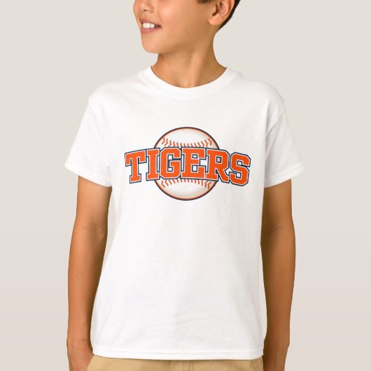 Honkbalteam Detroit Tiger T-shirt (Voorkant)