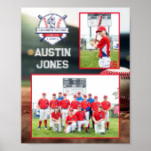 Honkbalteam | Photo Memory Mate Poster (Voorkant)