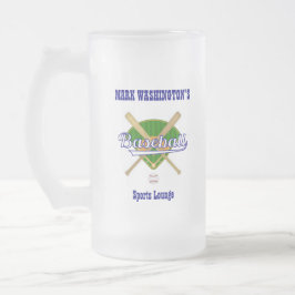 Honkbalteamspeler Sports Lounge frisdrank Matglas Bierpul