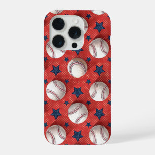 Honkbalthema iPhone 15 Pro Case