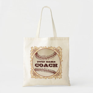 Honkbaltrainer tote bag