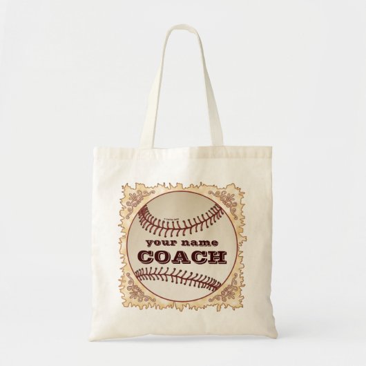 Honkbaltrainer  tote bag (Voorkant)