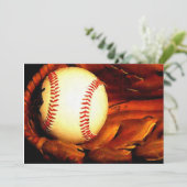 Honkbaluitnodigingen Kaart (Staand voorkant)