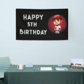 honkbalverjaardagsbanner spandoek (Beurs)