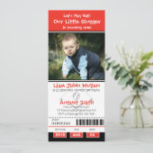 honkbalverjaardagskaart kaart (Staand voorkant)