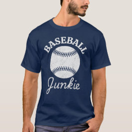 Honkbalverslaafde Grappige Honkballiefhebber T-Shi T-shirt