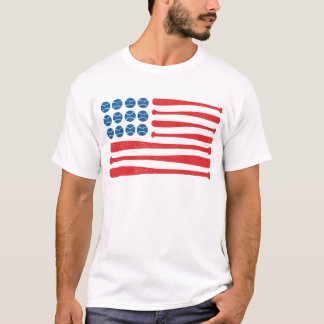 Honkbalvlag T-shirt