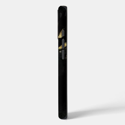 honkbalzwart Case-Mate iPhone case (Achterkant / Links)