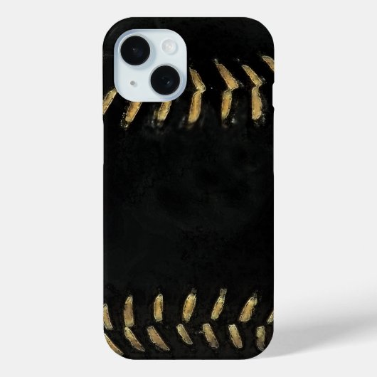 honkbalzwart Case-Mate iPhone case (Achterkant)