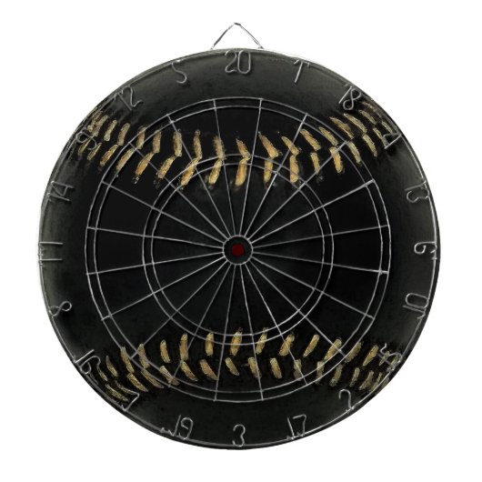 honkbalzwart dartbord (Voorkant)