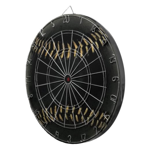 honkbalzwart dartbord (Voorkant Rechts)