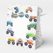 Honkbeep-vroom-monstervrachtwagen - jarig bedankdoosjes (Achterkant)