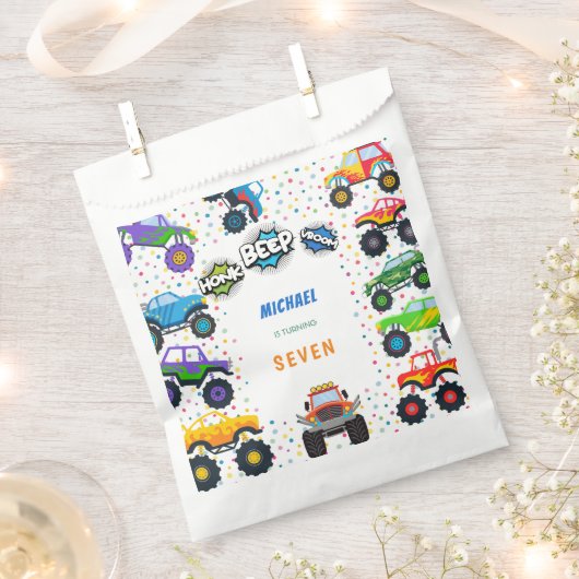 Honkbeep-vroom-monstervrachtwagen - jarig bedankzakje (Geknipt)
