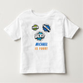 Honkbeep-vroom-monstervrachtwagen - jarig kinder shirts (Voorkant)