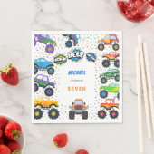 Honkbeep-vroom-monstervrachtwagen - jarig servet (Insitu)