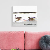 Honkers - Canada Gese Canvas Afdruk (Insitu (Woonkamer))