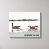 Honkers - Canada Gese Canvas Afdruk (Voorkant)