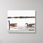 Honkers - Canada Gese Canvas Afdruk (Voorkant)