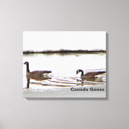 Honkers - Canada Gese Canvas Afdruk (Voorkant)