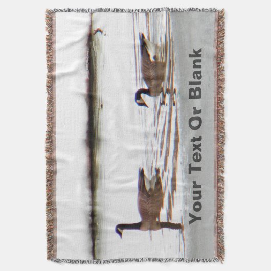 Honkers - Canada Gese Deken (Voorkant Verticaal)