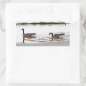 Honkers - Canada Gese Rechthoekige Sticker (Tas)