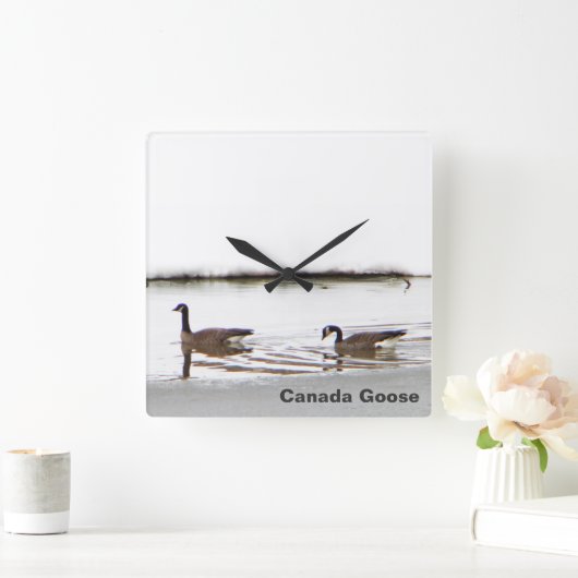 Honkers - Canada Gese Vierkante Klok (Huis)