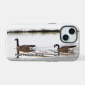 Honkers - Canadese Ganzen iPhone 15 Case (Achterkant horizontaal)