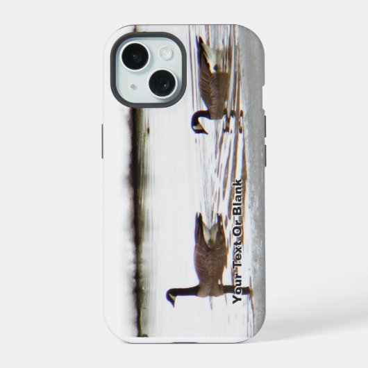 Honkers - Canadese Ganzen iPhone 15 Case (Achterkant)