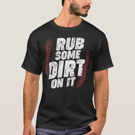 Honkey Tonk Basebal: Smeer Er Wat Vuil Op T-shirt (Voorkant)