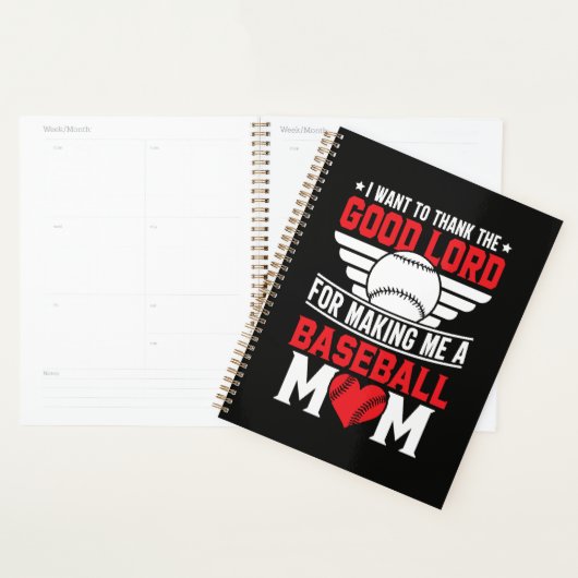 Honkey Tonk Baseball Moeder Sport Ouder Spel Dag M Planner (Display)