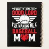 Honkey Tonk Baseball Moeder Sport Ouder Spel Dag M Planner (Achterkant)