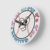Honkey-tonk baseball ronde klok (Hoek)