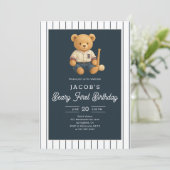 Honkey Tonk Beer Baseball Beer Baseball Beer Beer Kaart (Staand voorkant)