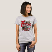 Honkey Tonk Moeder Mijn hart is op dat veld T-shirt (Voorkant volledig)