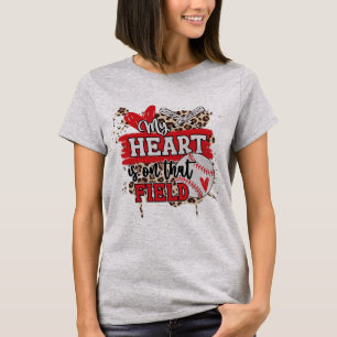 Honkey Tonk Moeder Mijn hart is op dat veld T-shirt