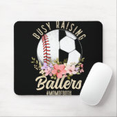 Honkey Tonk Moeder van Baseball en Voetbal, druk b Muismat (Met muis)