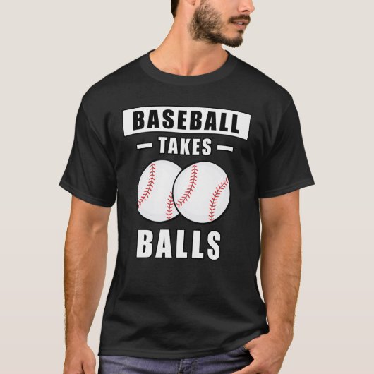 Honkey Tonk neemt ballen - Grappig T-shirt (Voorkant)