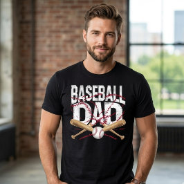 Honkey Tonk Vader met Gebroken Honkbalknuppels Spo T-shirt