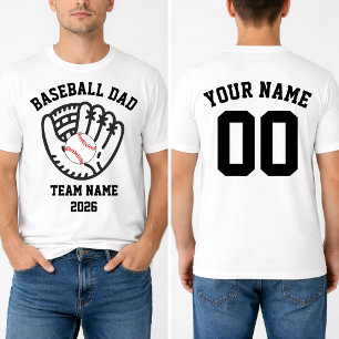 Honkey Tonk Vader Team Aangepaste Naam Nummer T-shirt