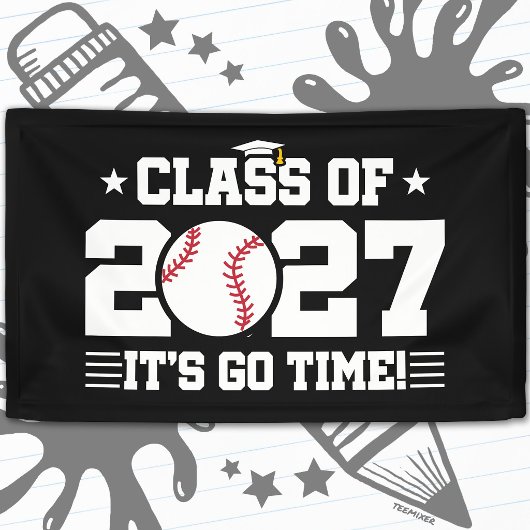 Honkeybal Afstudeertijd Seniorklas 2027 Spandoek
